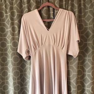 Lilac colored tunic with flared sleeve size M